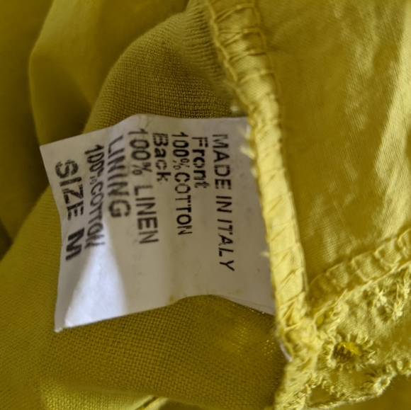 Linen midi eyelet dress - Picture 6 of 8